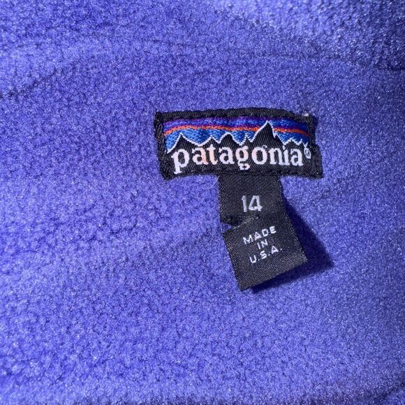 Vintage Patagonia Shelled Synchilla Jacket USA Made Pink Women’s 14 Late 80s - Picture 2 of 16